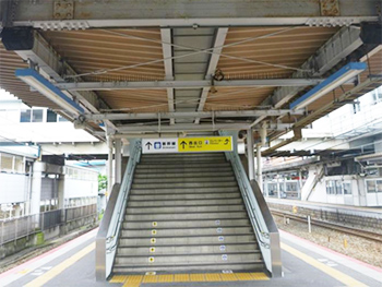 発車標設置前の写真