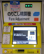 Fare adjustment machine