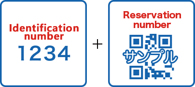 Identification number and reservation number