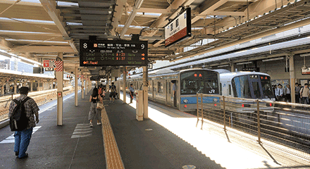 JR「京都站」