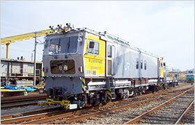 道床安定作業車の写真