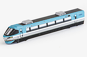 Maqueta 3D del tren Kuroshio 283. Manualidades a Raudales.