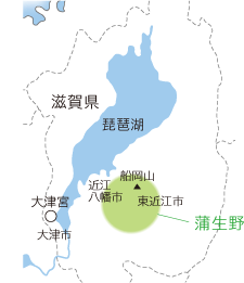 蒲生野 周辺地図