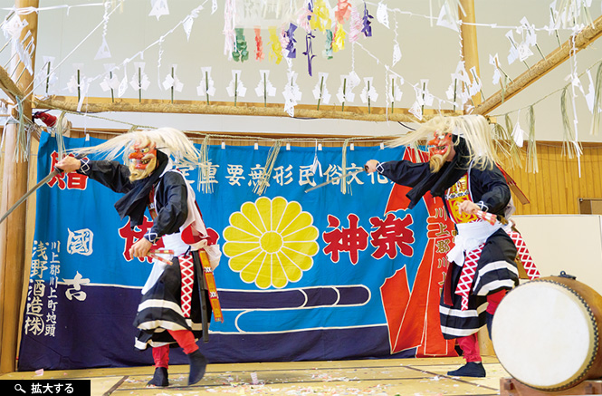 備中神楽面＊彩色木彫＊骨董＊木彫り面セット＊猿田彦命＊思兼命