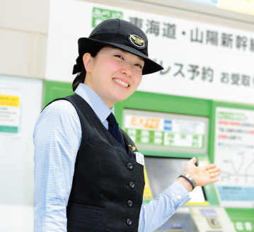 先輩紹介 駅スタッフ 2 契約社員採用 Jr西日本