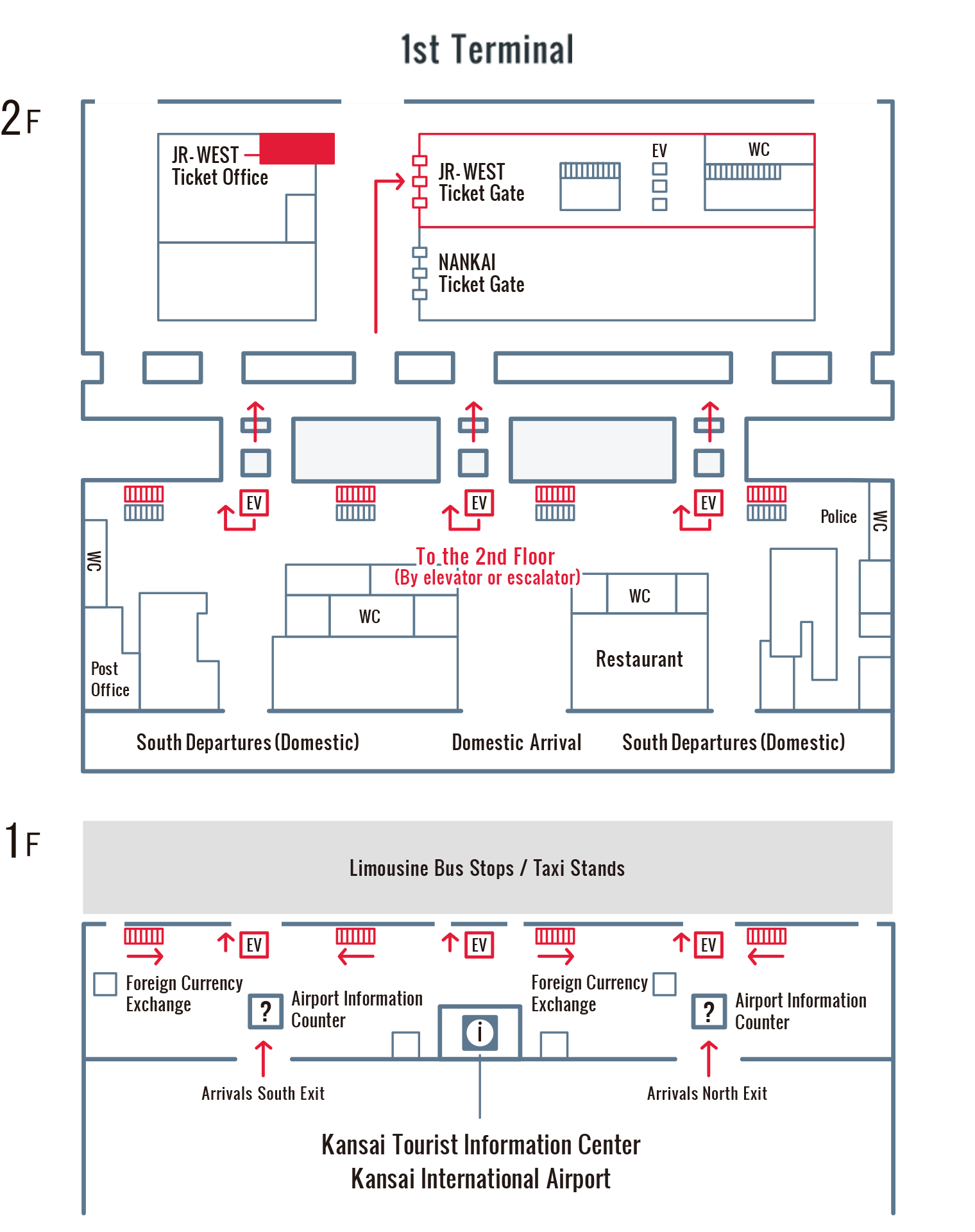 Kansai Airport Terminal Map