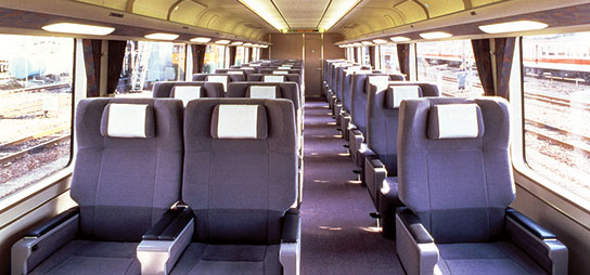 Green cars (1st class)