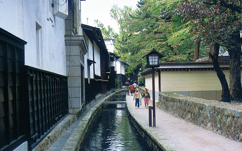 White-Walled Storehouses Along the Seto River