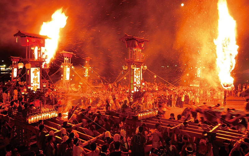 Kiriko lantern festivals