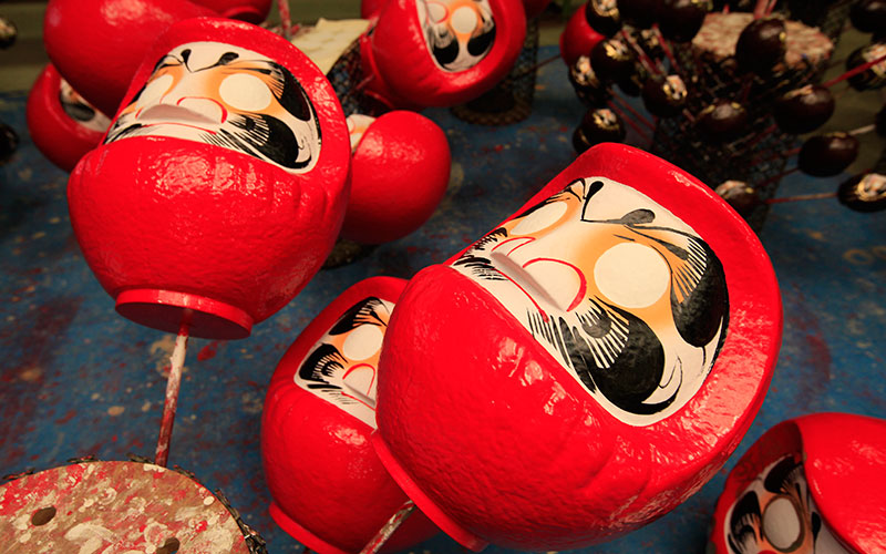 Takasaki-Fuku Daruma ( Daruma doll )