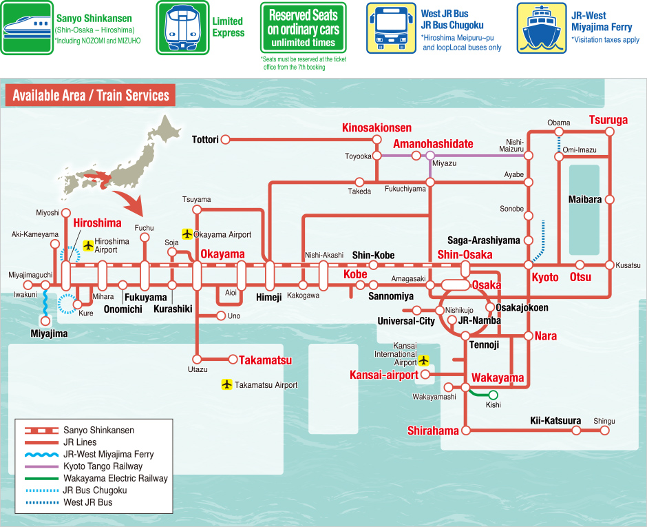 Kansai Hiroshima Area 