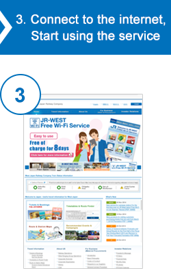 3. Connect to the internet,Start using the service