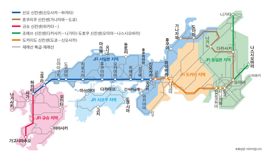 사전 예약이 가능한 티켓 대상 지역