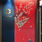 일본의 춘하추동을 모티프로 한 디자인의 덱패널