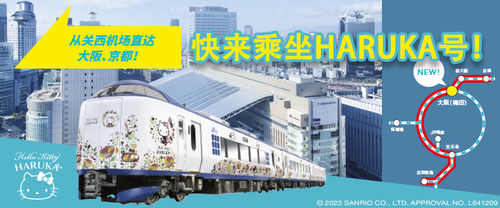 快来乘坐HARUKA号！
