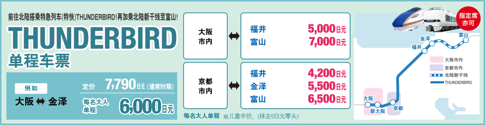 THUNDERBIRD 单程车票