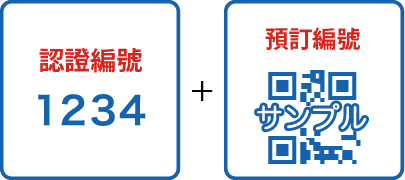 認證編號、預訂編號
