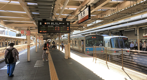 JR「京都站」
