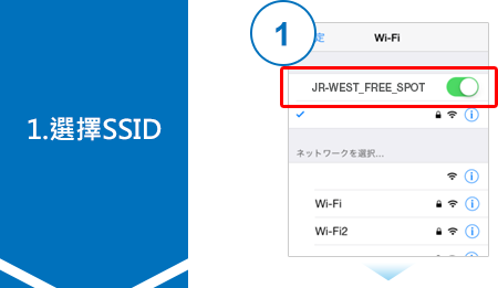 1.選擇SSID