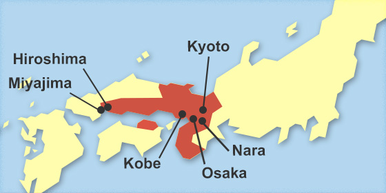 Kansai-Hiroshima Area Pass