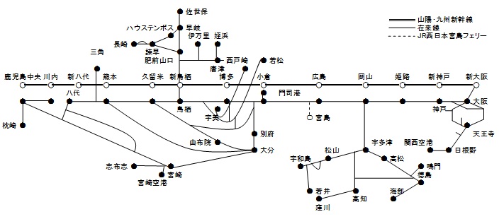 JR Sanyo–Shikoku-Kyushu RAIL PASSySanyo-Shikoku-All Kyushu ver.z