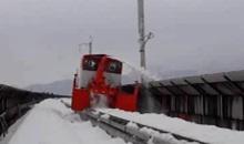 北陸新幹線除雪作業車