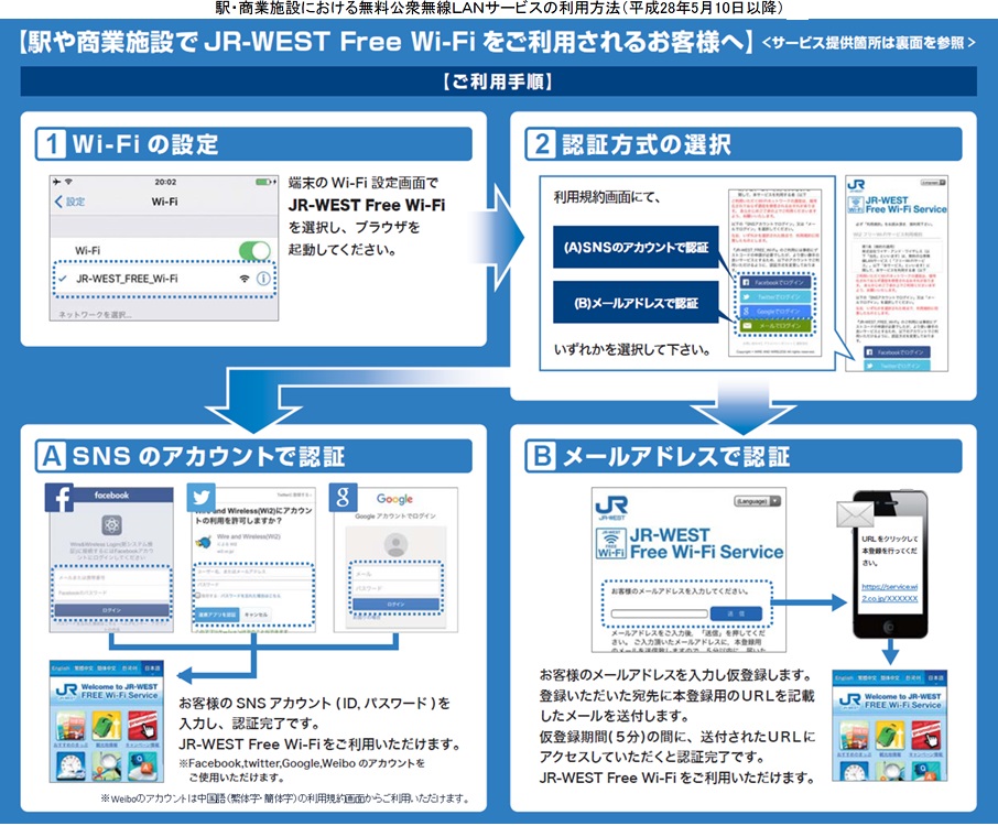 JR-WEST Free Wi-FivT[rX