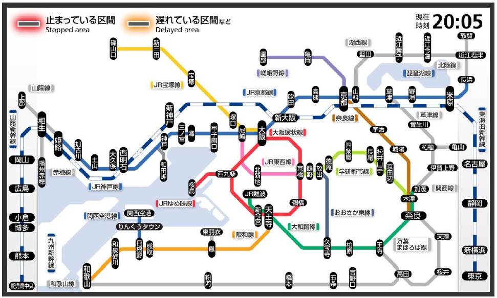 路線 図 jr 電車で行く日光・JRと東武線路線図