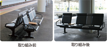 取り組み前⇒取り組み後