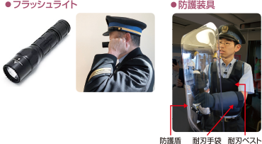 フラッシュライト/防護装具