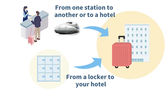 From one station to another or to a hotel