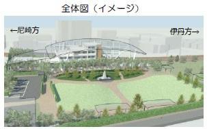 祈りの杜(いのりのもり) のイメージ図